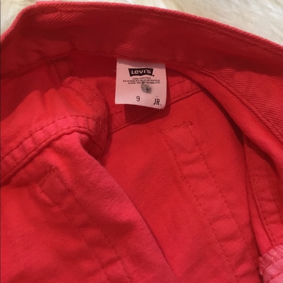 NWT Levi 505 orange regular fit shorts - Picture 3 of 4